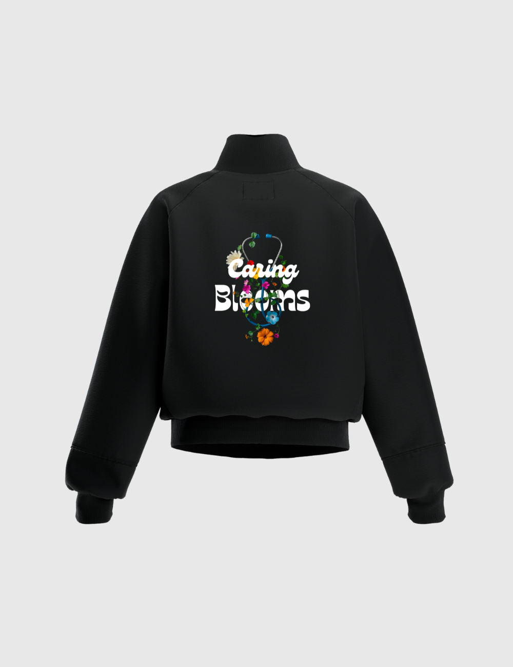 Caring Blooms – Shift Quarter Zip – APILEA