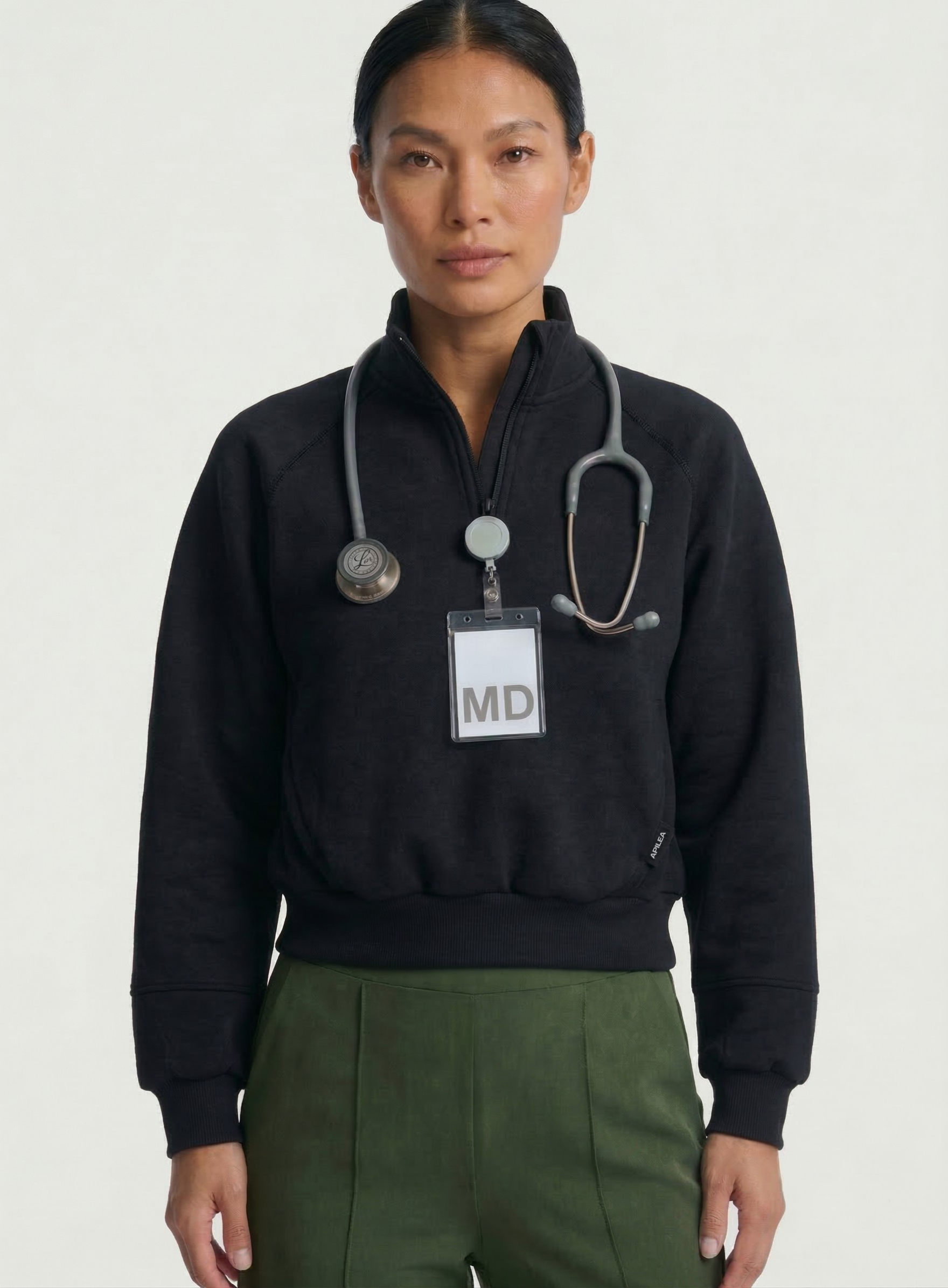 Black Orchid Shift Quarter Zip