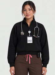 Black Orchid Shift Quarter Zip